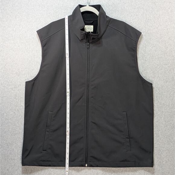 St John’s Bay Men’s XXL Gray Full Zip Vest Fleece Lined Casual - Picture 5 of 8